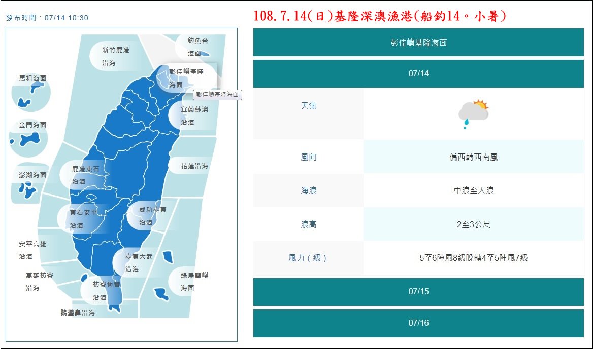 108.7.14(日)基隆深澳漁港(船釣14。小暑)