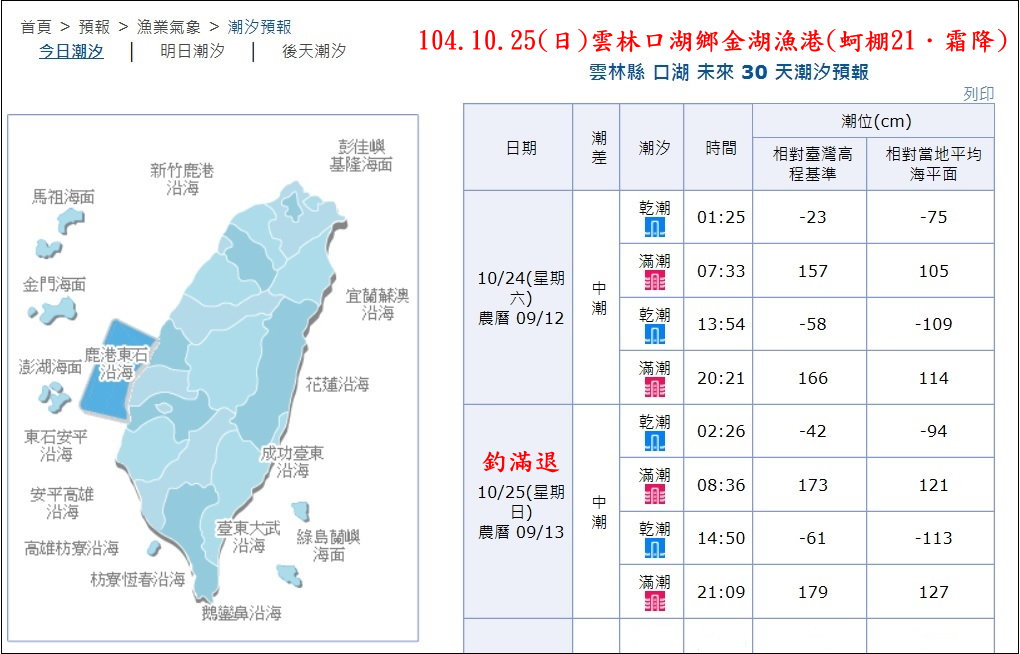 104.10.25(日)雲林口湖鄉金湖漁港(蚵棚21．霜降)